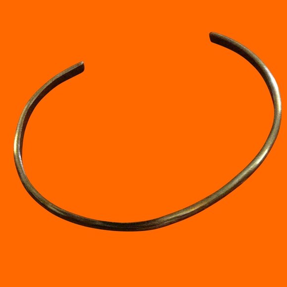 C. Whitehorse Engraved Cuff Brass Bracelet Vintage - Picture 3 of 6